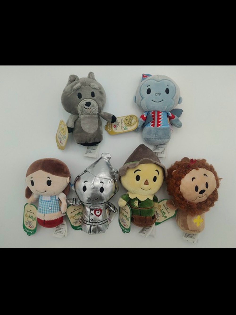 Hallmark Itty Bittys The Wizard of Oz Plush Lot of 6 - Including Limited Edition